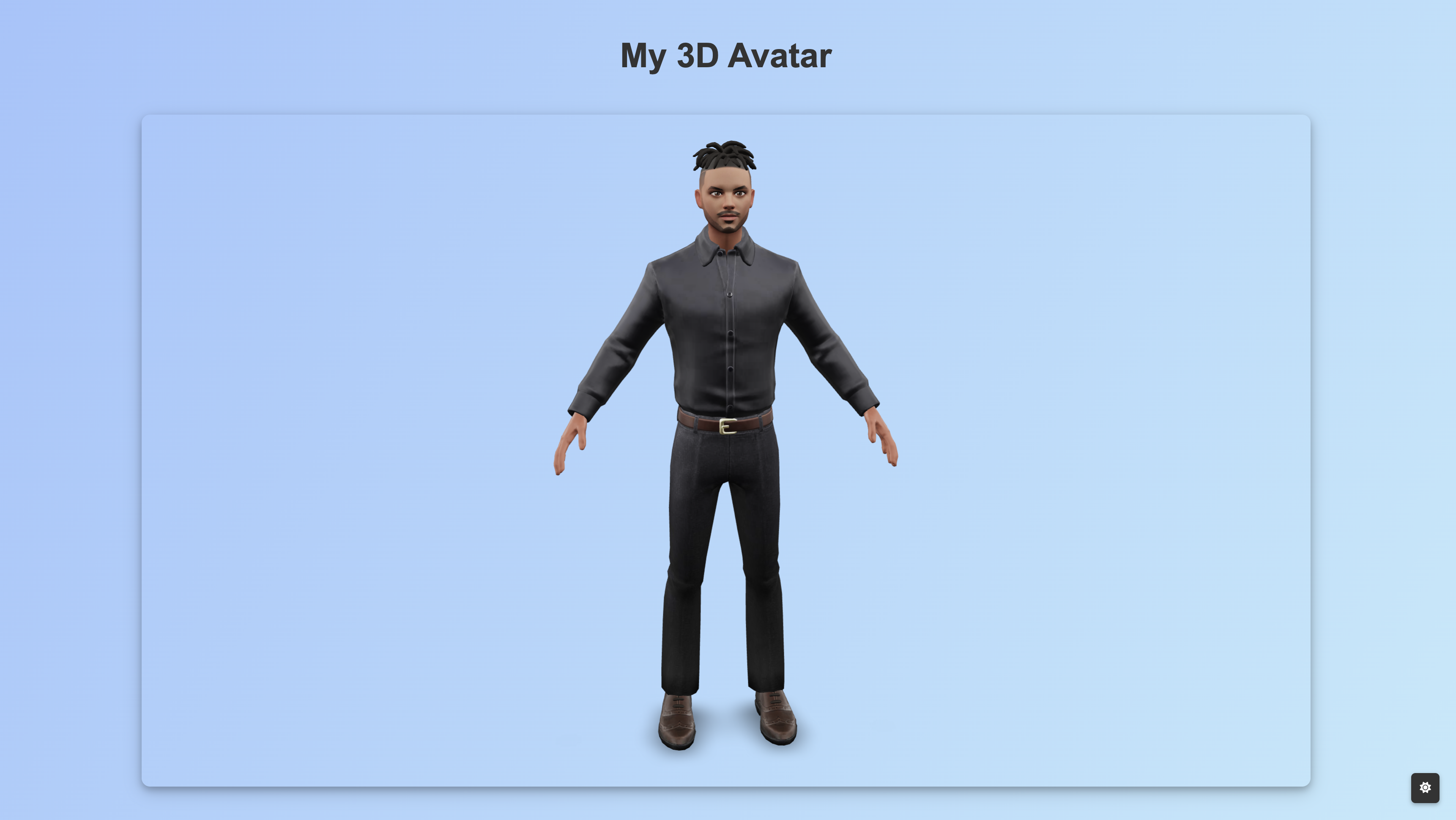 3D Avatar Page